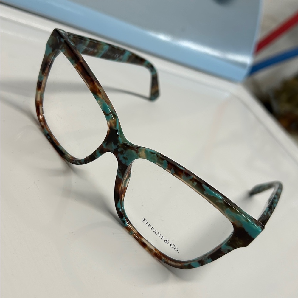 Tiffany & Co. Blue Tortoise Glasses - Picture 3 of 7